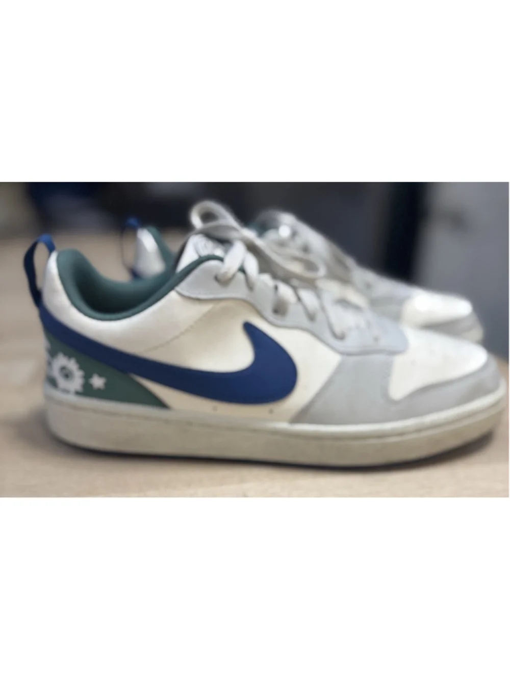 Nike Court Borough Low Recraft 'Sail Court Blue Bicoastal' Kids 7Y